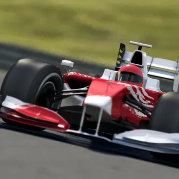 Sim Racing Formula 1 car
